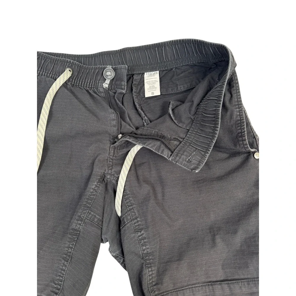 Vuori Ripstop Climber Shorts Small Charcoal Grey V370 Elastic Waist 8